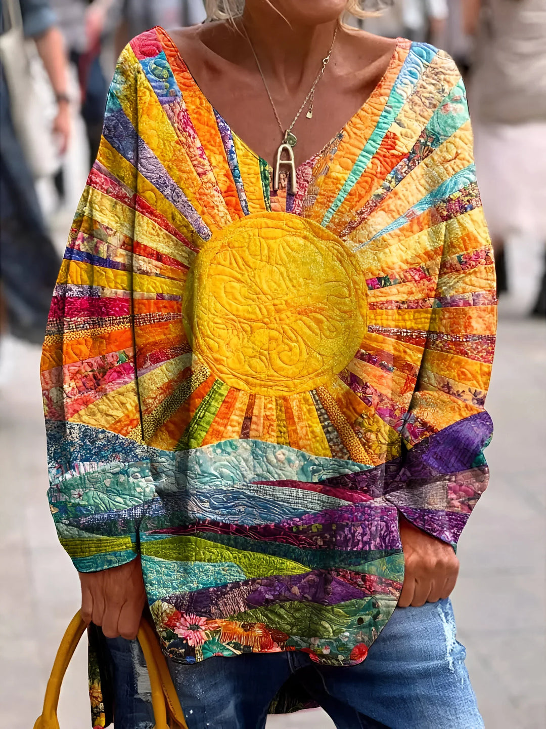 Ivonne - blusa colorata e vivace