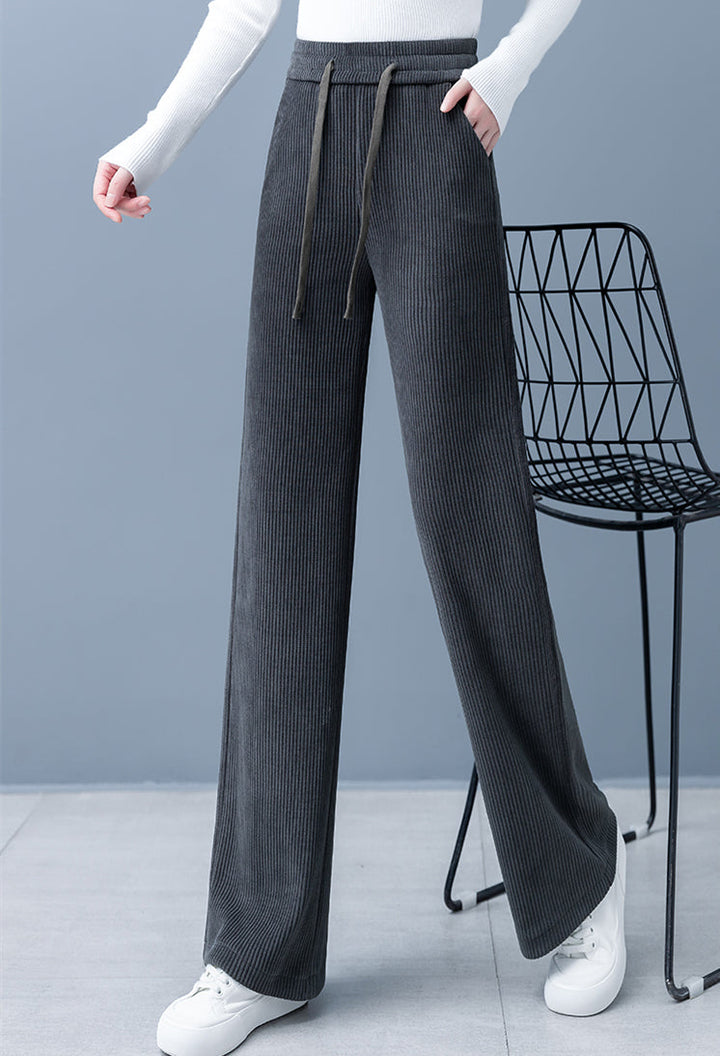 Clarice - Pantaloni elasticizzati a vita alta | 1+1 GRATIS