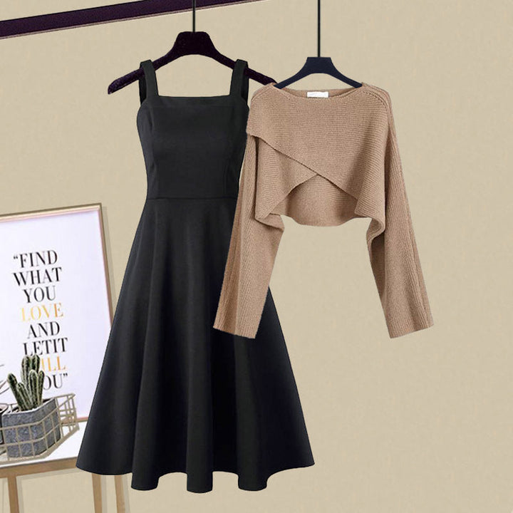 LENI - Combinazione elegante di abito in maglia
