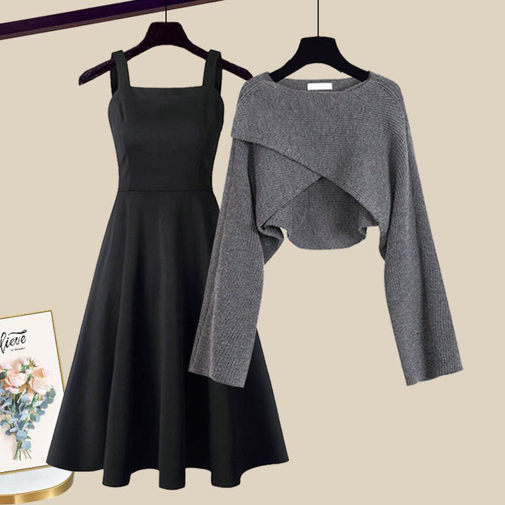 LENI - Combinazione elegante di abito in maglia