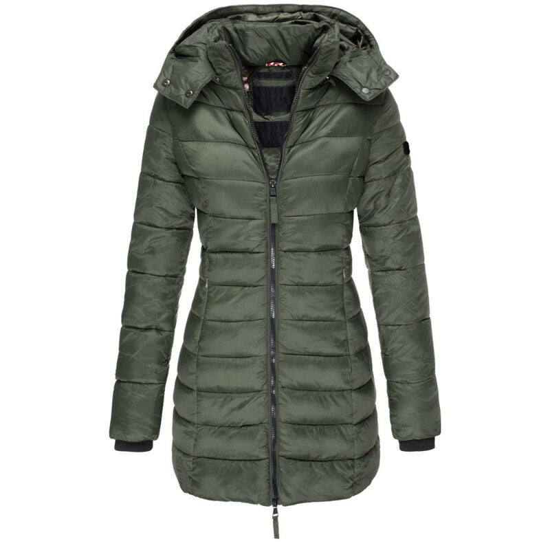 NOELLE – Lungo cappotto in piuma di lusso