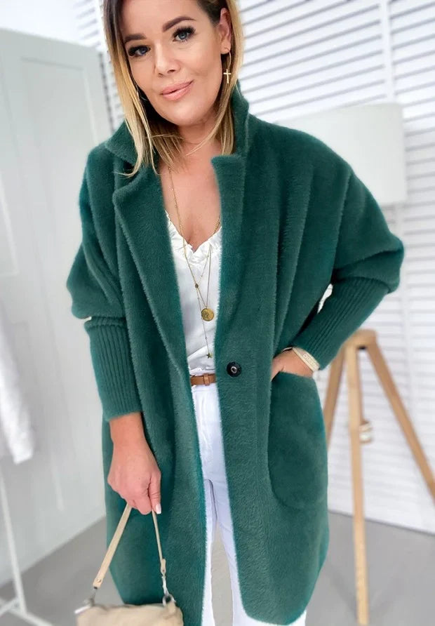 EVELINA - Cappotto oversize in alpaca