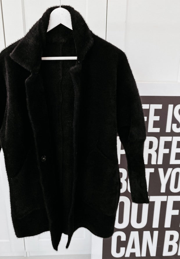EVELINA - Cappotto oversize in alpaca