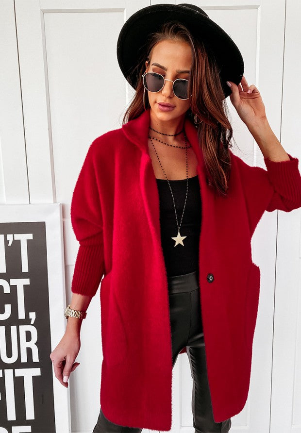 EVELINA - Cappotto oversize in alpaca